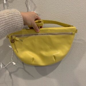 Clare V Grande Fanny in Butter Leather